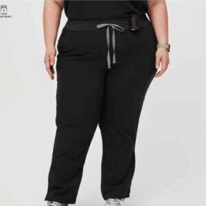 New FIGS High Waisted Yola with Yoga Waistband Scrub Pants 10 Pockets -Size 5XLR